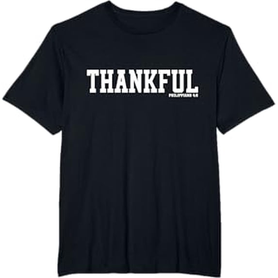 Thankful Bible Verse Philippians 4:6 Christian Faith Design Comfort Colors T-Shirt for Everyday Inspiration