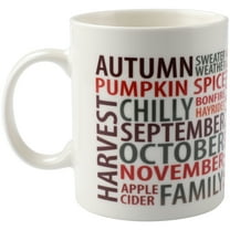 Thankful Coffee Mug, Funny Autumn Season Tea Cup,Thanksgiving Fall Lover Gift for Women Men Mom Dad Sister Friend