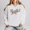 thumbnail image 1 of Thankful Coquette Distressed - Womens Lightweight Garment Dyed Sweatshirt, 1 of 5