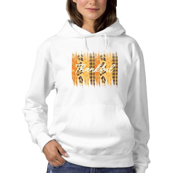 Thankful Design Hoodie Women -GoatDeals Designs, Female x-Large