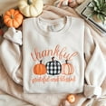 thumbnail image 1 of Thankful Embroidered Sweatshirt, Thanksgiving Sweatshirt,Thankful Grateful Blessed Shirt,Thanksgiving Shirt,Thankful Blessed Shirt,Fall Gift, 1 of 5