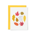 thumbnail image 1 of Thankful Family Card – Beautiful Fall Leaves Design with Heartfelt Message – Envelope Included, Blank Inside – Perfect for Thanksgiving & Appreciation, 1 of 2