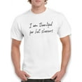 thumbnail image 1 of Thankful For Hot Showers Men T-Shirt, Male Small, 1 of 4