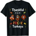 thumbnail image 1 of Thankful For My Prek Turkeys In Masks Thanksgiving Teacher T-Shirt for Men Women, 1 of 4