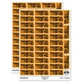 thumbnail image 1 of Thankful For You Smiley Teacher Student School Sticker Set - Orange - Matte Finish - 1.5" Small, 1 of 7