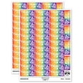 thumbnail image 1 of Thankful For You Smiley Teacher Student School Sticker Set - Rainbow - Gloss Finish - 1.5" Small, 1 of 7