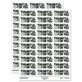thumbnail image 1 of Thankful For You Smiley Teacher Student School Sticker Set - White - Gloss Finish - 1.75" Medium, 1 of 7