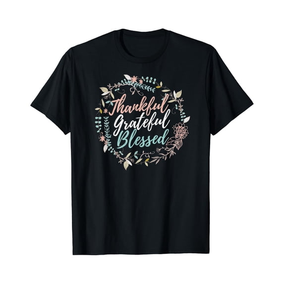 Blessed Player Thankful Grateful Blessed Classic Message T-Shirt - Walmart.com