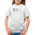 thumbnail image 1 of Thankful Grateful Blessed Daisy T-Shirt Juniors -Image by Shutterstock,  Medium, 1 of 4