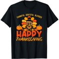 thumbnail image 1 of Thankful Grateful Blessed Happy Thanksgiving Pumpkin Turkey T-Shirt, 1 of 3