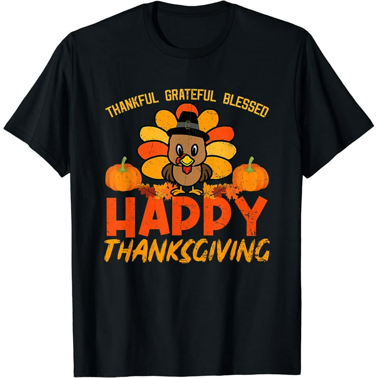 Thanksgiving Thankful Grateful Blessed Nurse Turkey T-Shirt Thanksgiving Thankful Grateful Blessed Nurse Turkey T-Shirt