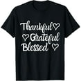 thumbnail image 1 of Thankful Grateful Blessed Shirt Thanksgiving Family T-Shirt, 1 of 3