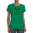 thumbnail image 1 of Thankful Grateful Blessed T-Shirt Women -Image by Shutterstock, Female XX-Large, 1 of 4