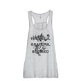 thumbnail image 1 of Thankful Grateful Blessed Women's Fashion Sleeveless Flowy Racerback Workout Yoga Tank Top Sport Grey Medium, 1 of 3
