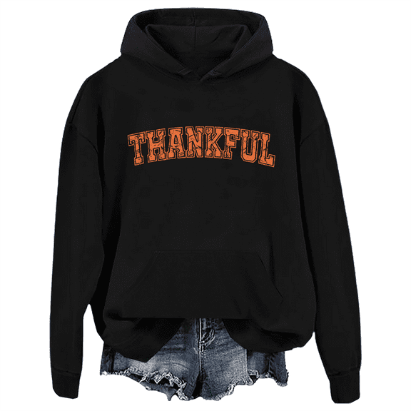 Thankful Hoodie Thanksgiving Sweatshirt Thankful Sweatshirt