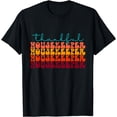 thumbnail image 1 of Thankful Housekeeper Thanksgiving Fall Autumn Housekeeper T-Shirt, 1 of 4