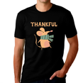 thumbnail image 1 of Thankful Mouse Cute Fall Thanksgiving Men Women T-Shirt, 1 of 7