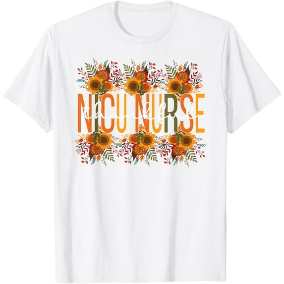 Thankful NICU Nurse Thanksgiving NICU Nursing Mens T-Shirt