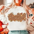 thumbnail image 1 of Thankful Sweatshirt, Colorful Gold Glitter Fall Shirt with Plaid Accents, Retro Autumn Thanksgiving SWEAT Sweatshirt, Trendy Seasonal Grateful Top BO120765, 1 of 5