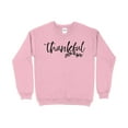 thumbnail image 1 of Thankful Sweatshirt, Thanksgiving Sweatshirt for Women, Thanksgiving Sweatshirt, Autumn sweatshirt, Thanksgiving Crewneck, Fall Sweatsh (LightPink, S), 1 of 12