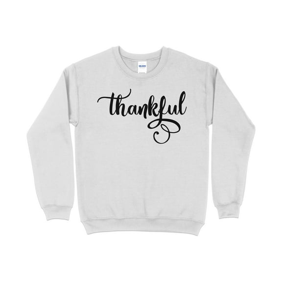 Thankful Sweatshirt, Thanksgiving Sweatshirt for Women, Thanksgiving Sweatshirt, Autumn sweatshirt, Thanksgiving Crewneck, Fall Sweatsh (Ash, M)