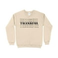 thumbnail image 1 of Thankful Sweatshirt, Thanksgiving Sweatshirt for Women, Thanksgiving Sweatshirt, Autumn sweatshirt, Thanksgiving Crewneck, Fall Sweatsh (Sand, S), 1 of 12