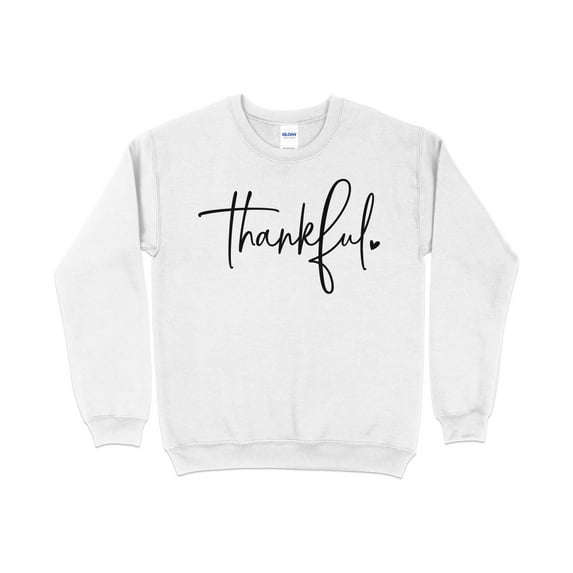 Thankful Sweatshirt, Thanksgiving Sweatshirt for Women, Thanksgiving Sweatshirt, Autumn sweatshirt, Thanksgiving Crewneck, Fall Sweatsh (White, 5XL)