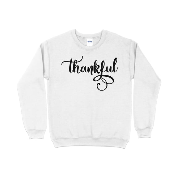 Thankful Sweatshirt, Thanksgiving Sweatshirt for Women, Thanksgiving Sweatshirt, Autumn sweatshirt, Thanksgiving Crewneck, Fall Sweatsh (White, XL)