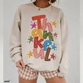 Thankful Sweatshirt Women Gift For Thanksgiving, Hand Drawn Turkey Fall ...