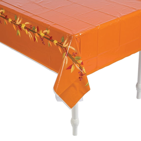 Thankful Thanksgiving Printed Tablecover - Party Supplies - 1 Piece