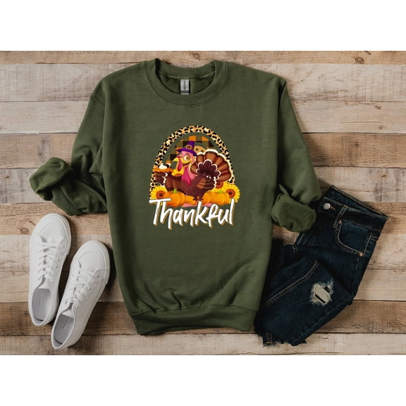 Thankful Thanksgiving Turkey T-Shirt,Thanksgiving Shirt,Thankful Shirt,Fall Shirt,Hello Pu