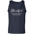 thumbnail image 1 of Thankful This Year Is Almost Over Adult Tank Top, 1 of 3