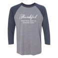 thumbnail image 1 of Thankful This Year Is Almost Over Unisex 3/4 Sleeve Baseball Raglan Tee, 1 of 2