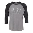 thumbnail image 1 of Thankful This Year Is Almost Over Unisex 3/4 Sleeve Baseball Raglan Tee, 1 of 2