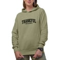 thumbnail image 1 of Thankful and Blessed, Thanksgiving Day Themed Merch Gift, Sand Hooded Sweatshirt or Hoodie, Medium, 1 of 5