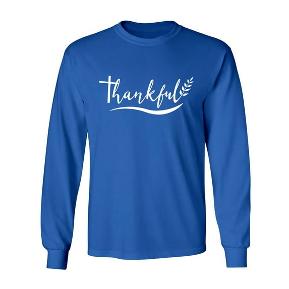 Thankful (wheat) Adult Long Sleeve T-shirt