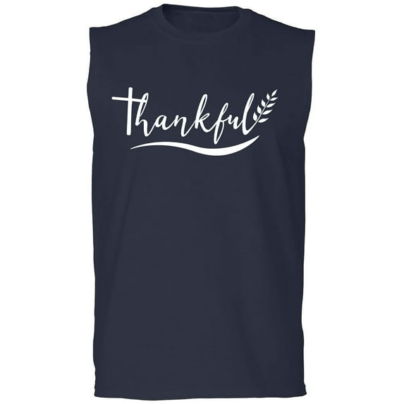 Thankful (wheat) Adult Sleeveless Tee