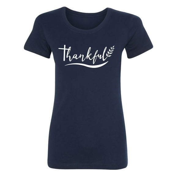 Thankful (wheat) Womens crewneck tee