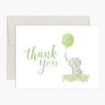 thumbnail image 1 of Thanks, Baby! Watercolor Elephant Thank You Card, 1 of 4
