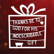 Thanks Be to God for his indescribable Boxed Cards - Pack of 6