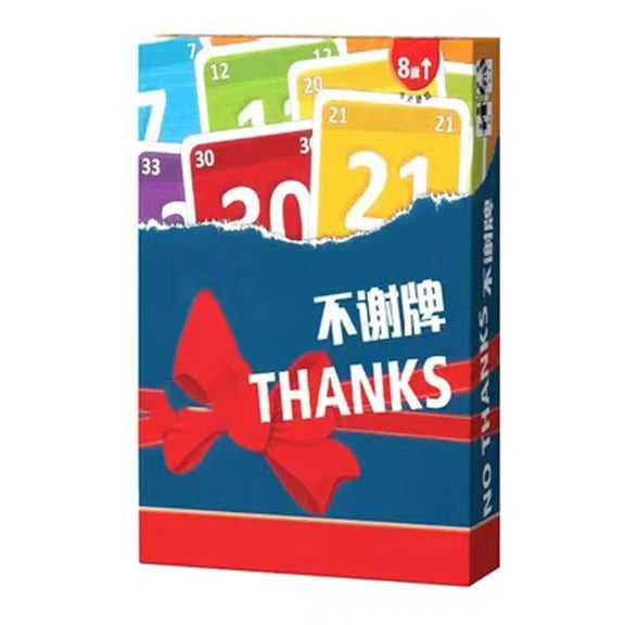 Thanks Board Game Fun Card Game for All Ages Promotes Laughter and Family Entertainment