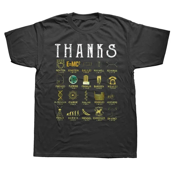 Thanks Chemistry Galaxy Math Physics Scientists Astronomy Biology T Shirts Funny School Teacher Science Short Sleeve T-shirt