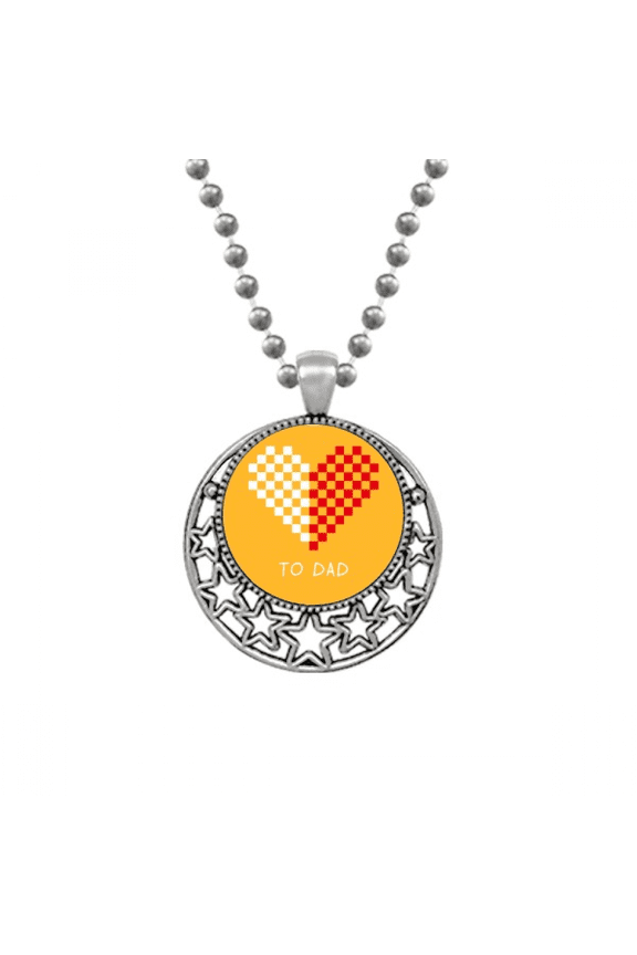 Thanks Dad Return Heart Art Deco Fashion Necklaces Pendant Retro Moon Stars Jewelry