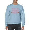 thumbnail image 1 of Thanks For Putting Up With Me Sweatshirt Men -Smartprints Designs, Male Large, 1 of 4
