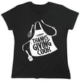 thumbnail image 1 of Thanks Giving Cook Sarcastic Humor Novelty Funny Women's Casual Tees, 1 of 3
