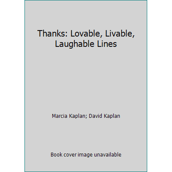 Pre-Owned Thanks (Paperback) 0961774444 9780961774448