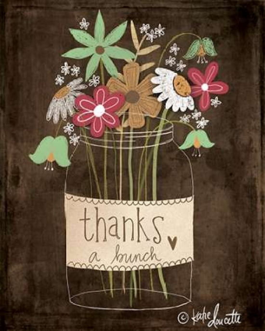 Thanks a Bunch Canvas Art - Katie Doucette (24 x 30)