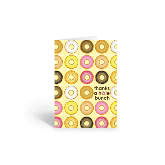 Thanks a Hole Bunch Note Card - 10 Boxed Cards & Envelopes - B14017