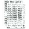 thumbnail image 1 of Thanks for Being an Amazing Customer Sticker Set - White - Matte Finish - 1.5" Small, 1 of 7