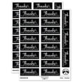 thumbnail image 1 of Thanks for Your Purchase Order Perched Bird Sticker Set - Black - Gloss Finish - 2.00" Large, 1 of 7